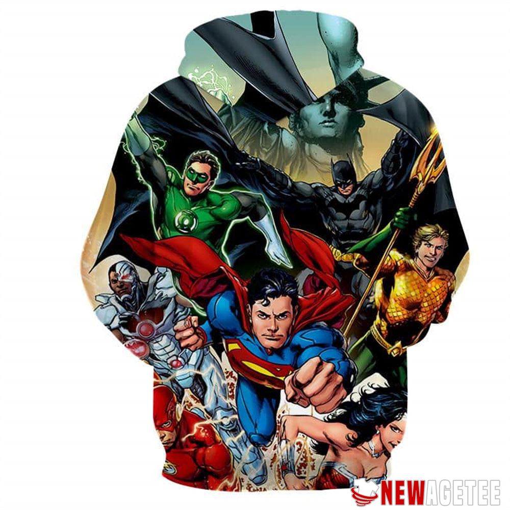 Super Power Heroes Justice League Unisex Hoodie