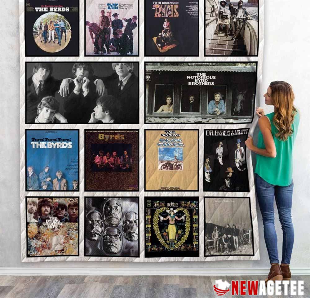 The Byrds Rock Band Albums Queen Fleece Blanket Gift For Rock Musical Lovers