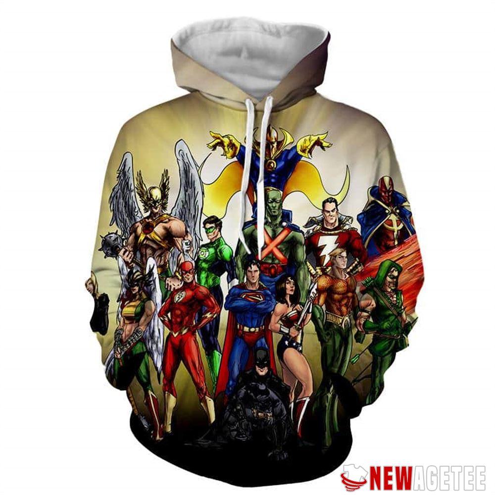 The Original Justice League Dc Superheroes Unisex Hoodie