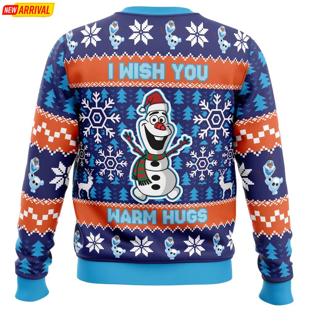Warm Hugs Frozen Ugly Christmas Sweater