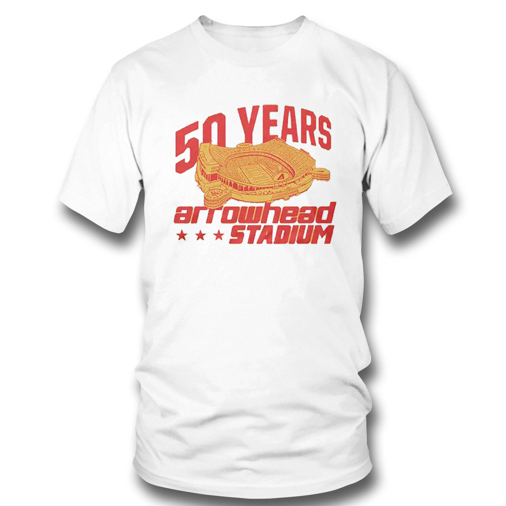 50 Years At Arrowhead Stadium Kansas City Football Shirt Hoodie