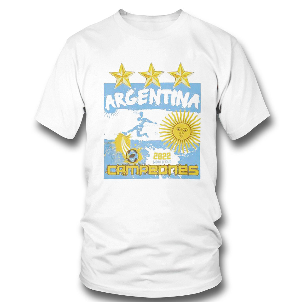 Argentina 2022 World Cup Campeones Shirt Hoodie