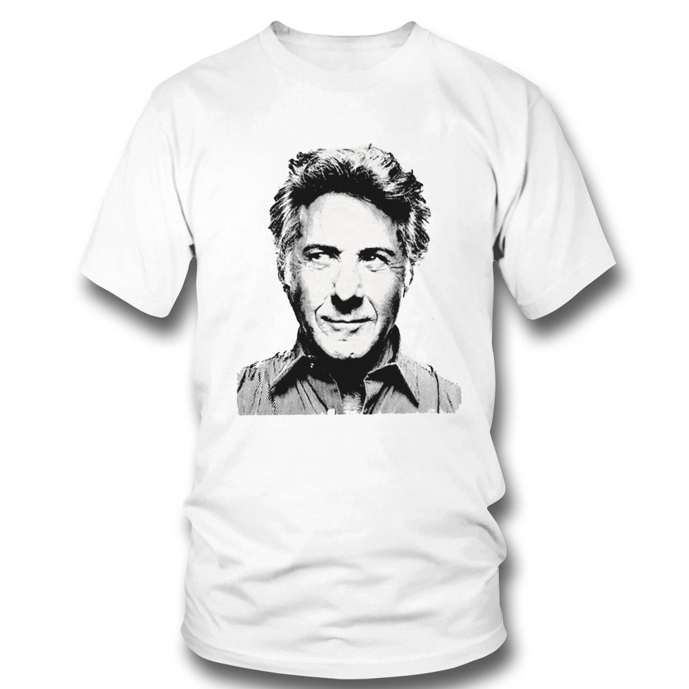 Black White Portrait Linocut Of Dustin Hoffman Shirt Hoodie