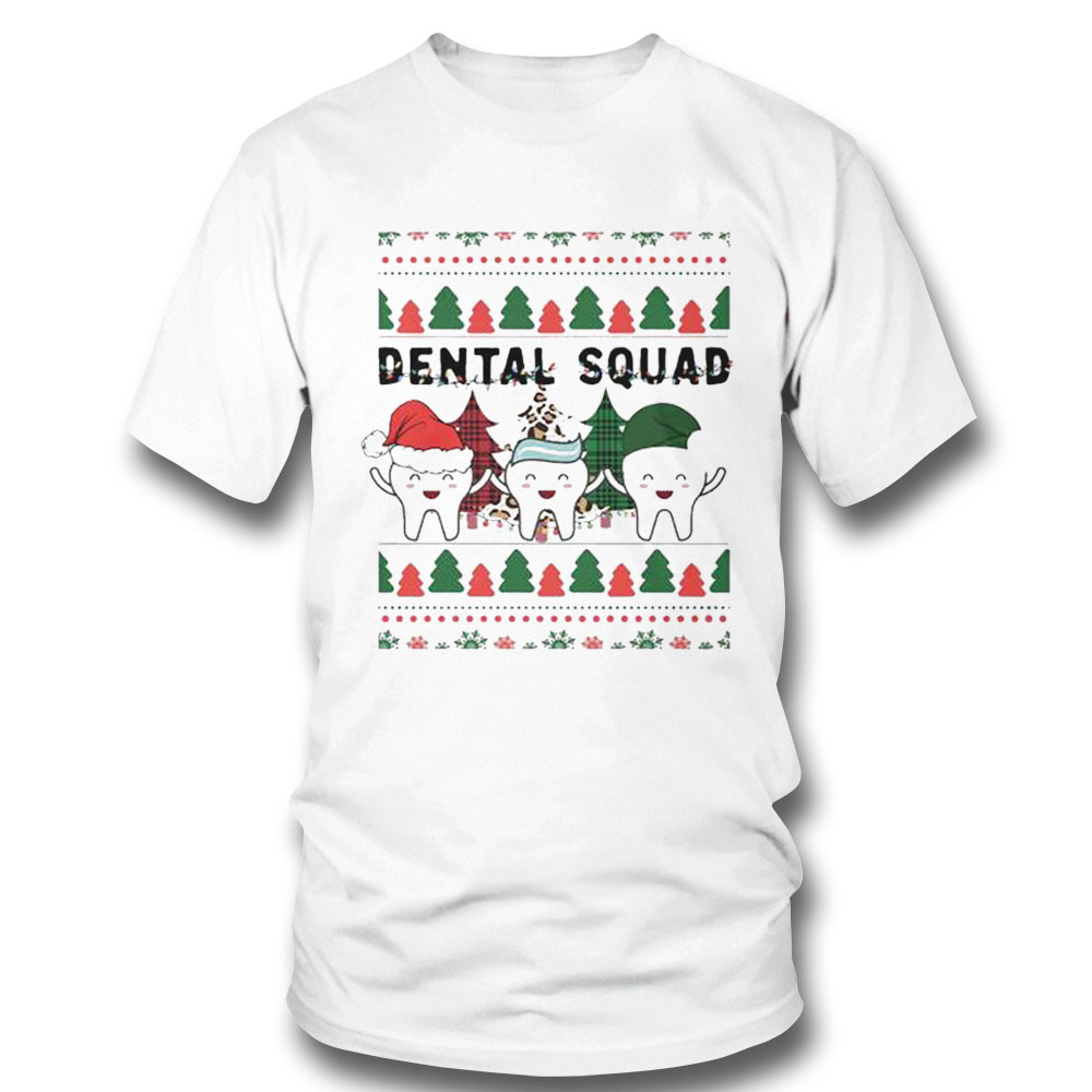 Career Dentist Christmas Dental Squad Funny Christmas Shirt