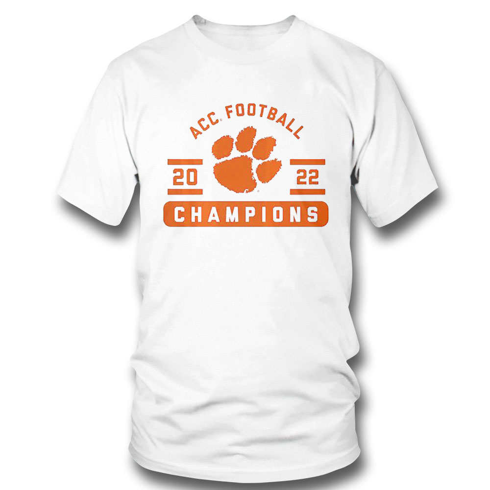 Clemson Tigers Champions Acc Football Conference 2022 Shirt Hoodie