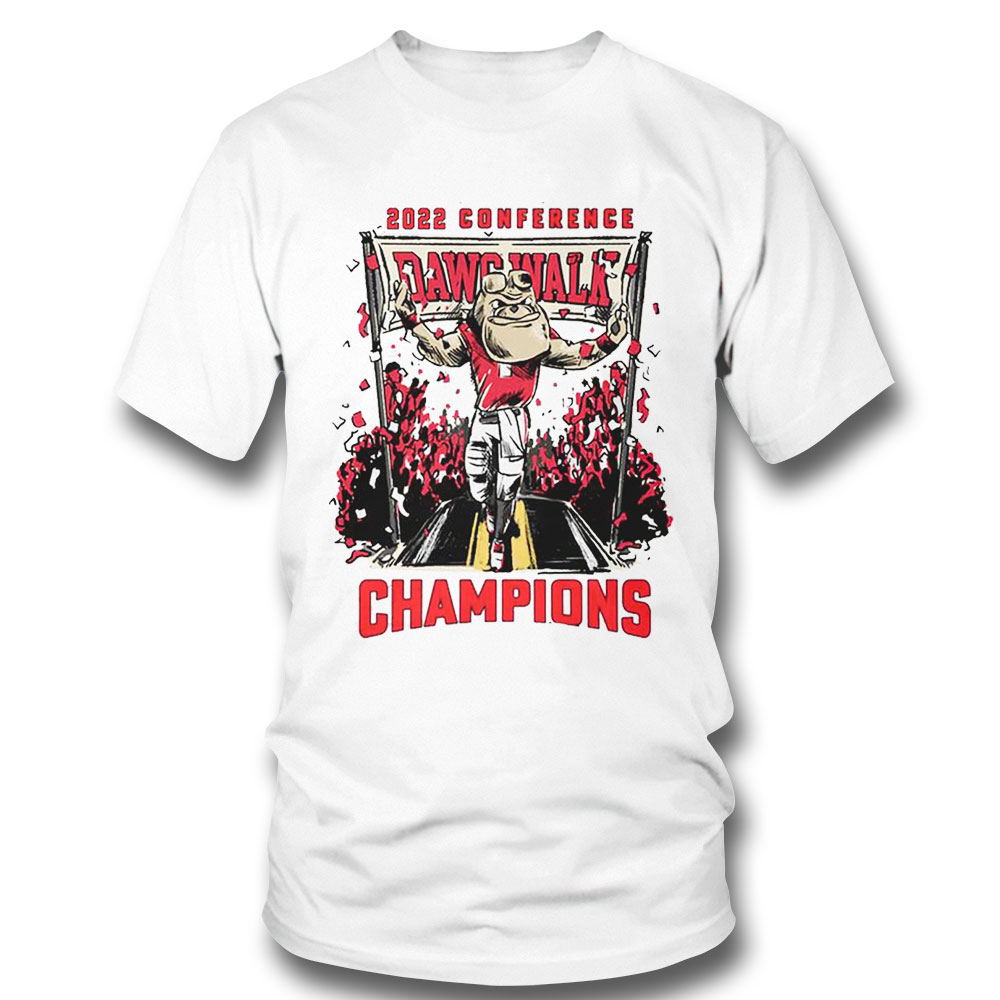 Dawg Walk Georgia Bulldogs 2022 Sec Champions Shirt Hoodie