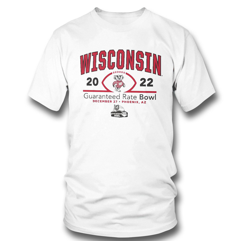 Guaranteed Rate Bowl 2022 Wisconsin Badgers Logo Shirt