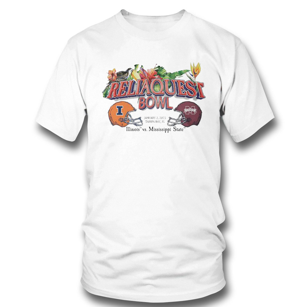 Illinois Vs Mississippi State Reliaquest Bowl 2023 Helmet Matchup Shirt Hoodie