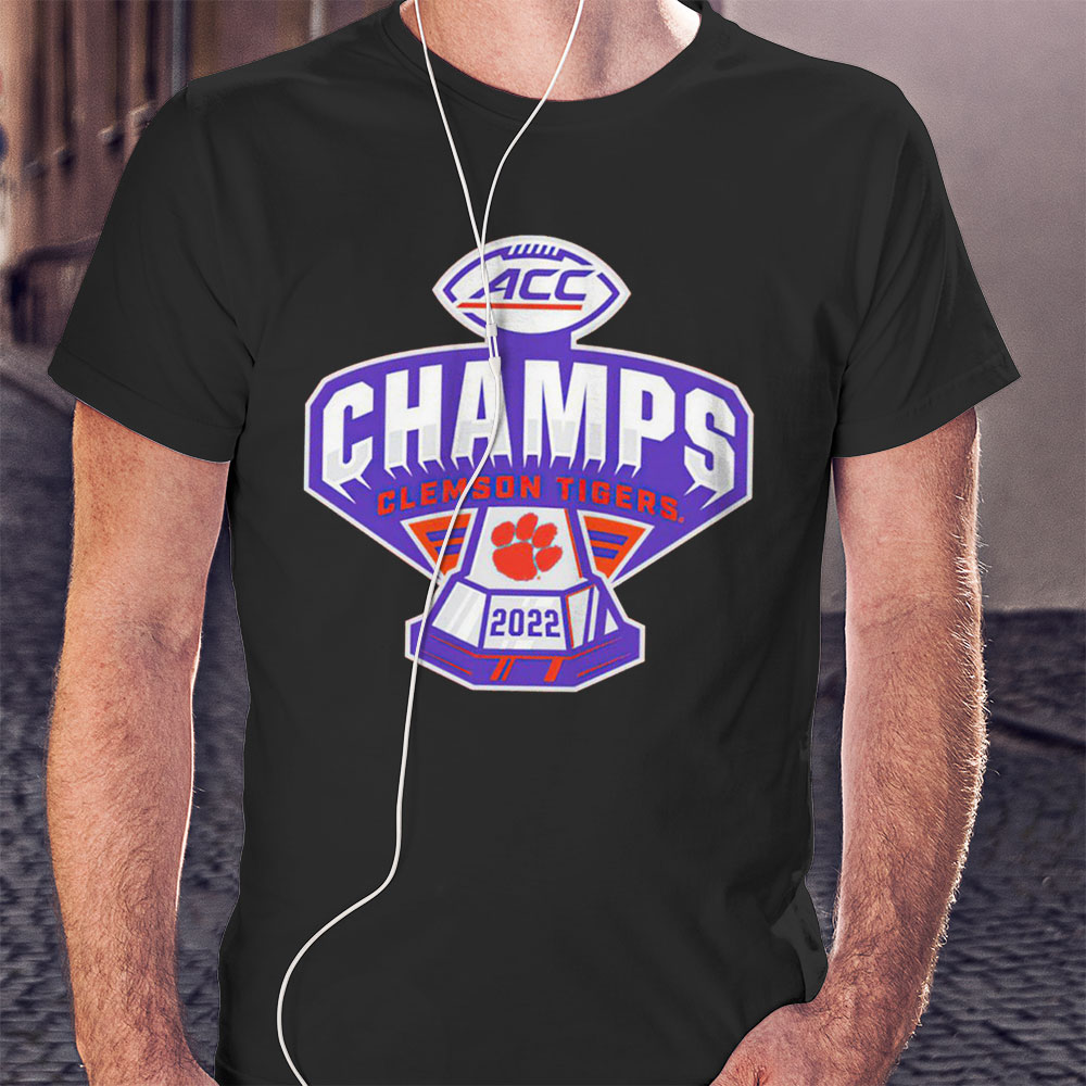 Clemson Tigers 2022 Acc Football Conference Champions Shirt