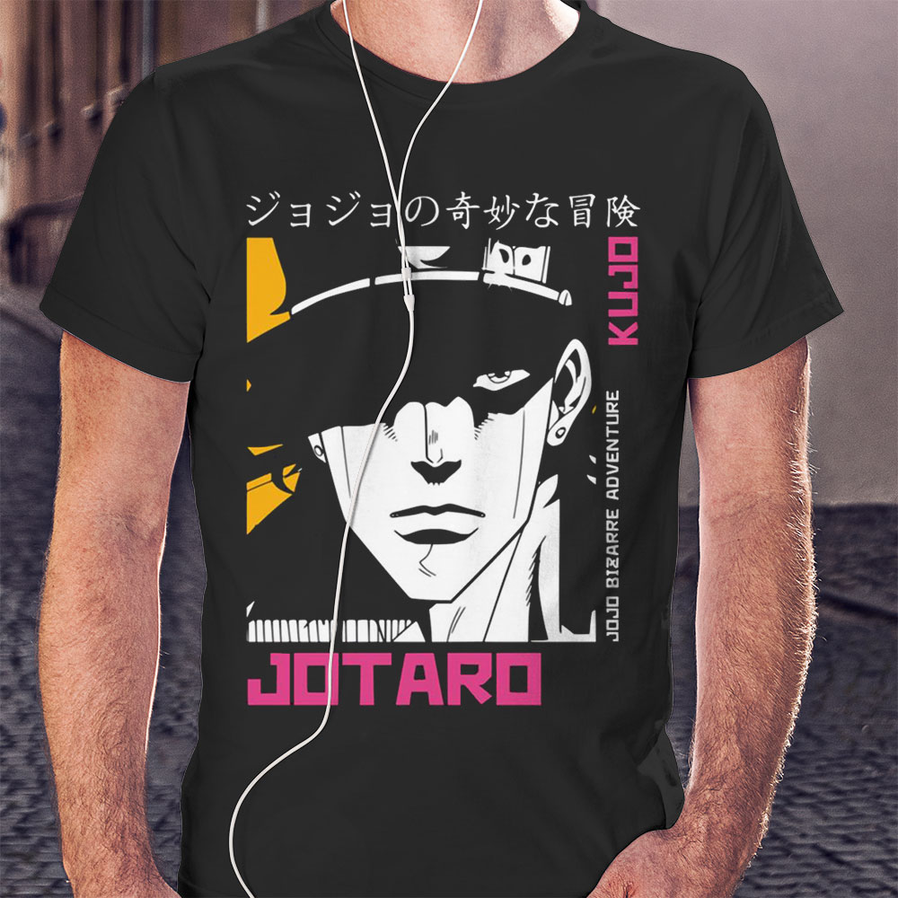 Jojo Kujo Jotaro Jojos Bizarre Adventure Japanese Anime Shirt