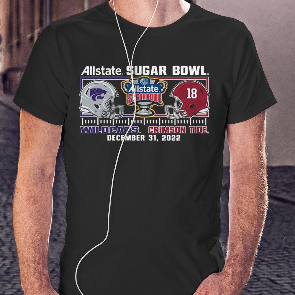 Kansas State Wildcats Vs Alabama Crimson Tide Sugar Bowl Risk Rate Shirt
