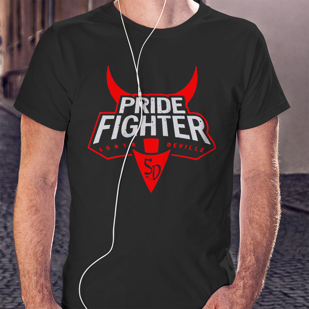 Sonya Deville Pride Fighter Logo Shirt Hoodie