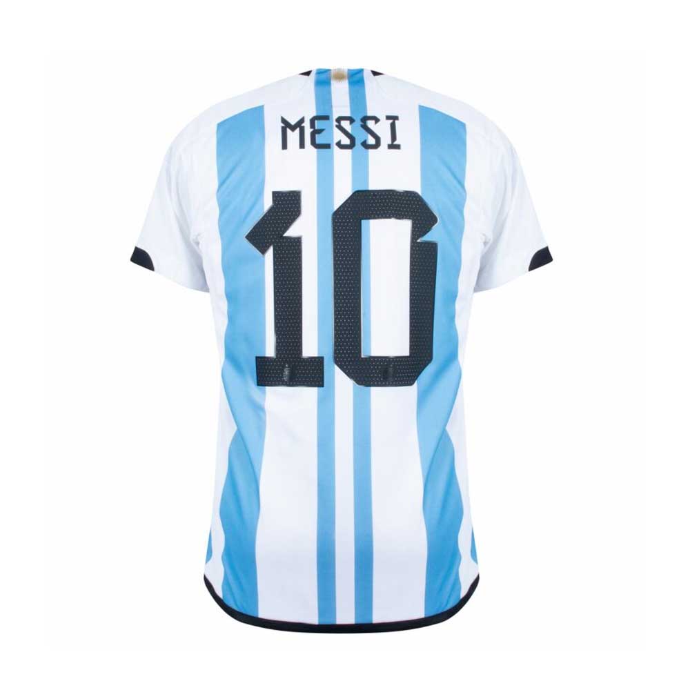 Argentina Messi 10 Premium Soccer 2022 Jersey Champion World Cup 2022