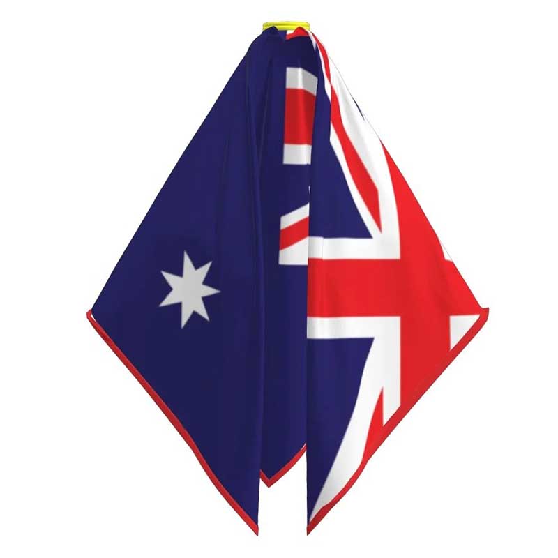 Australia National Flag Ghutra 2022 World Cup Keffiyeh Headscarf Ghutra Scarf