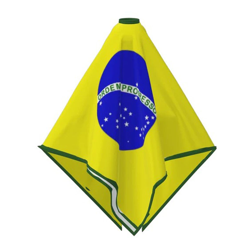 Brazil National Flag Ghutra 2022 World Cup Keffiyeh Headscarf Ghutra Scarf