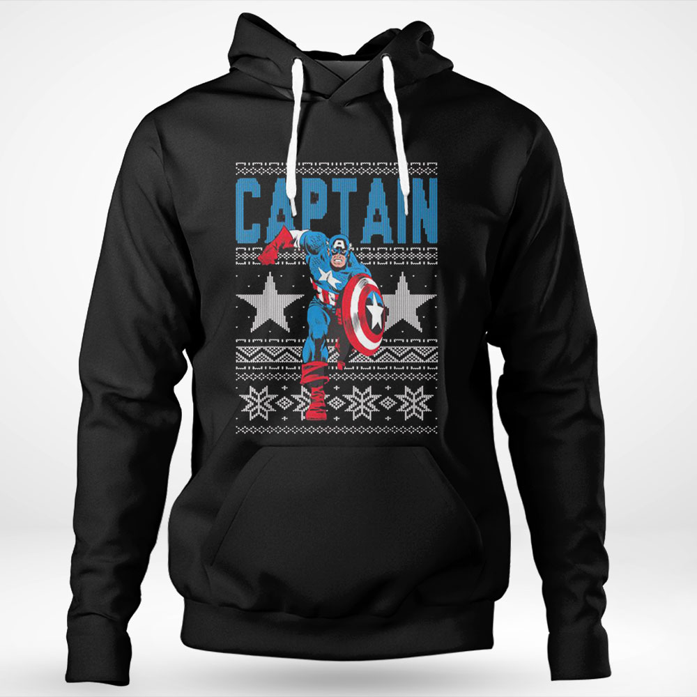 Captain American Stars Ugly Christmas Sweater Shirt