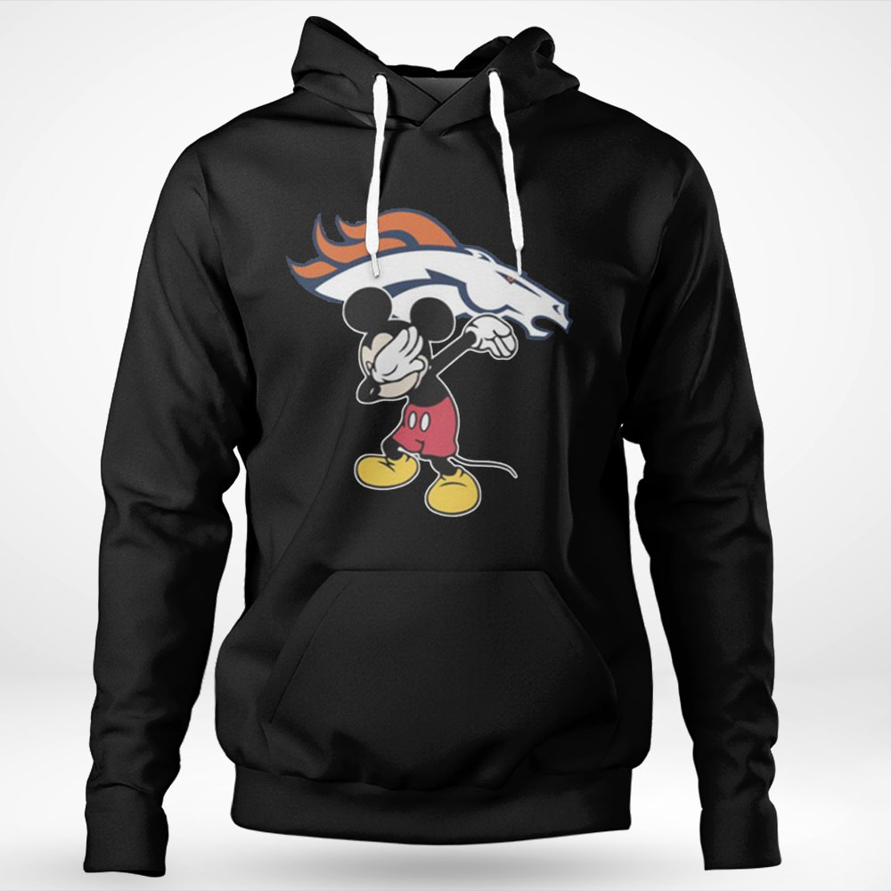 Dabbing Mickey Disney Denver Broncos Nfl Football Shirt