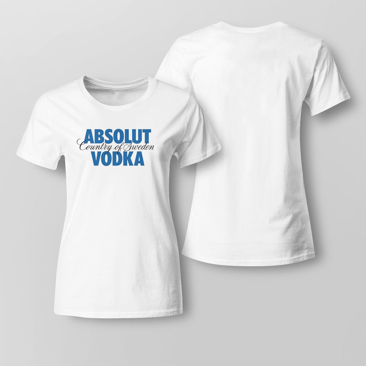 Absolutly Country Sweden Blue Vodka Shirt Hoodie