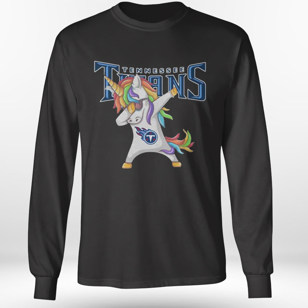 Funny Unicorn Dabbing Tennessee Titans Nfl Football Shirt