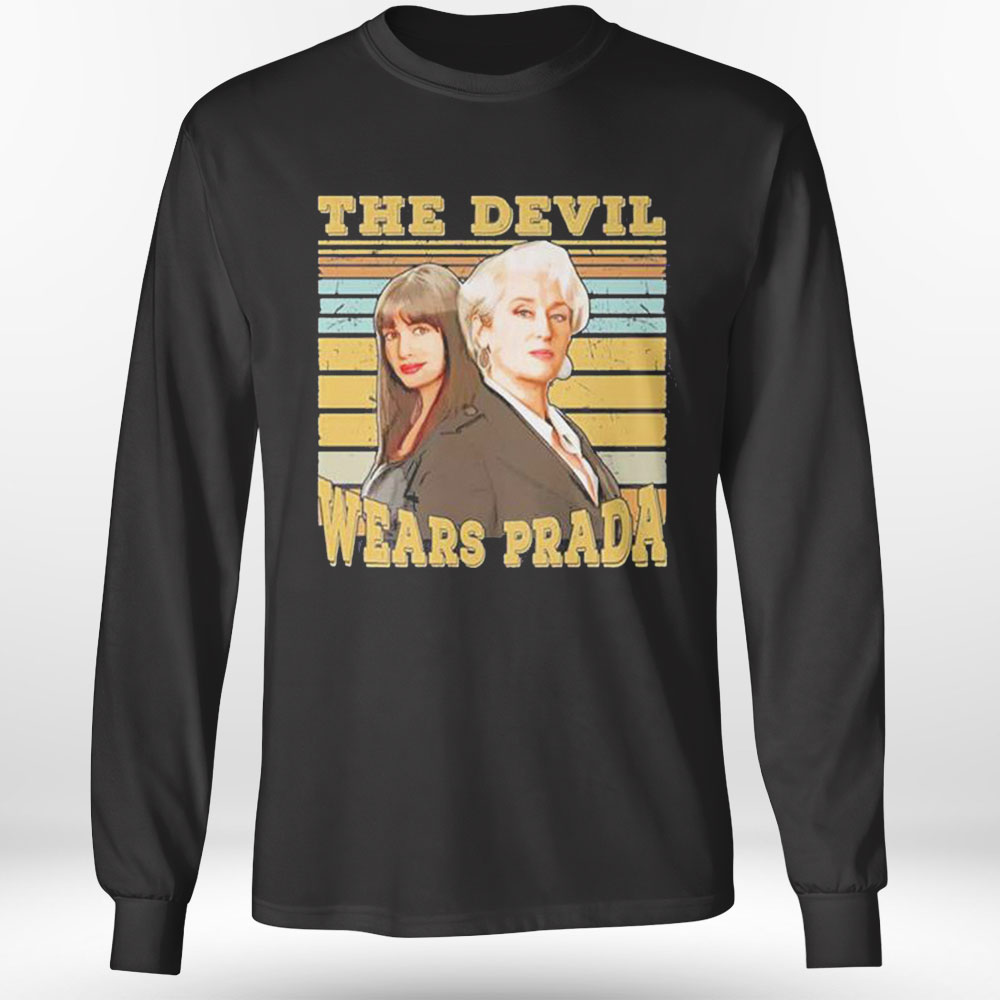 Sunset Design The Devil Wears Prada Retro Vintage Shirt Hoodie