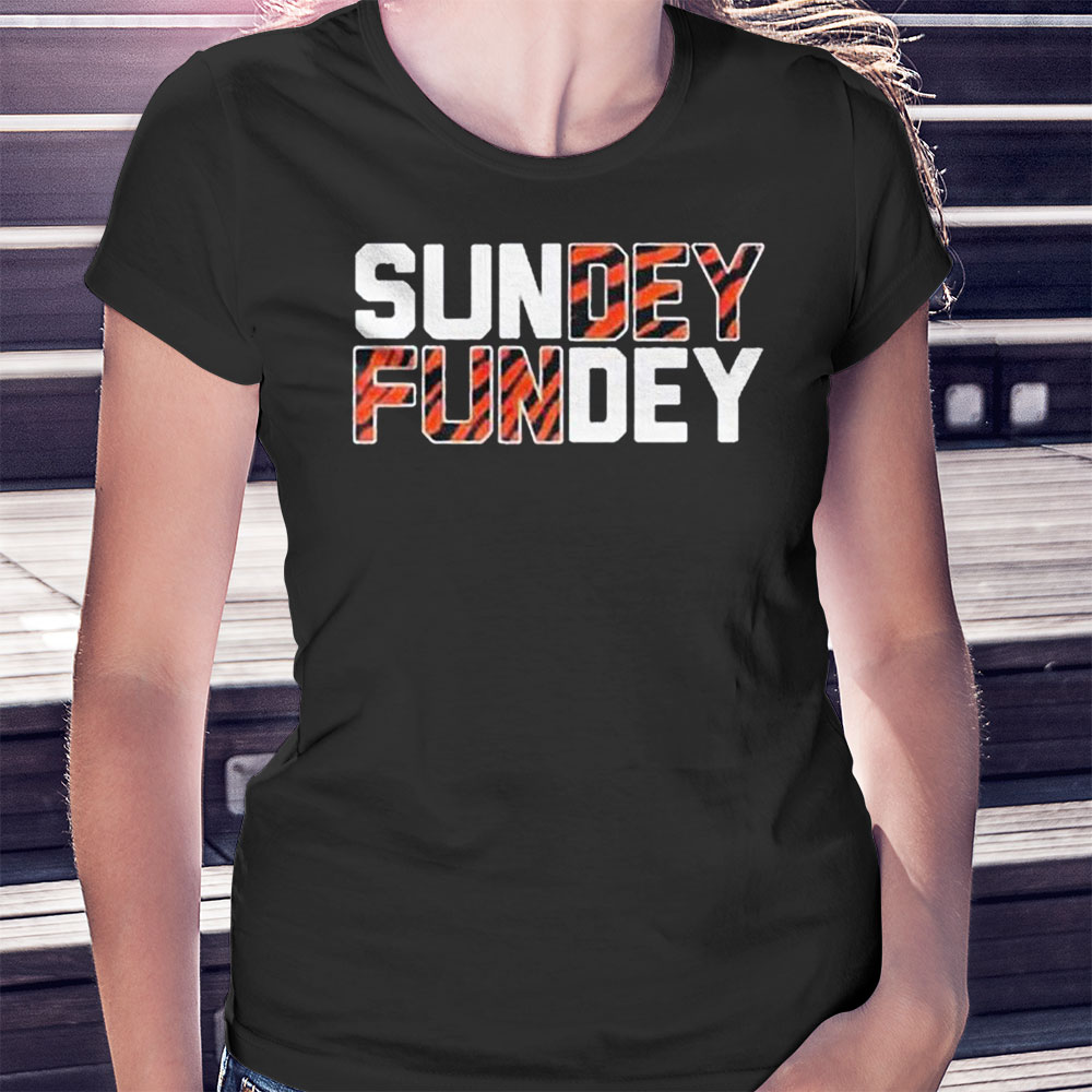 Sunday Funday T-Shirt Sunday Funday Cincinnati Bengals Shirt