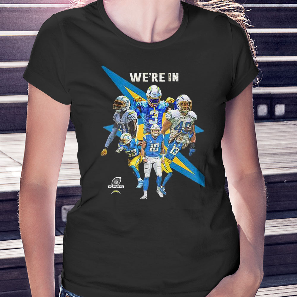 Los Angeles Chargers We're in 2022 NFL Playoffs shirt