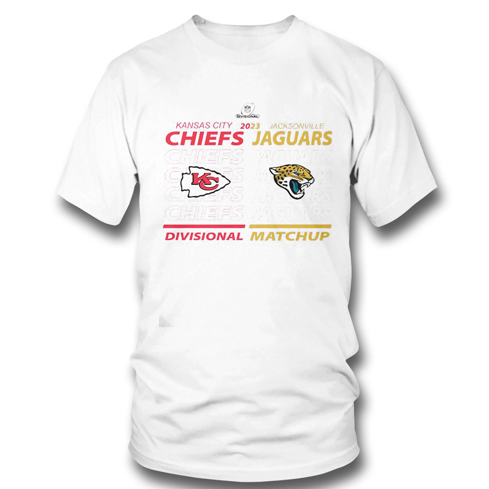 Kansas City Chiefs Vs Jacksonville Jaguars 2022 2023 Afc Divisional Matchup Shirt