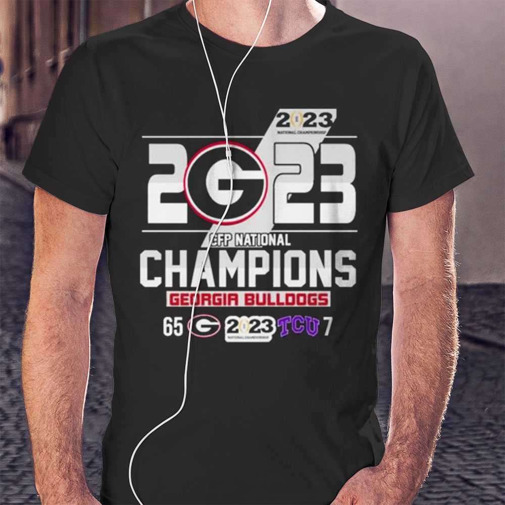 Cfp National Championship 2023 Georgia Bulldogs Champions Shirt