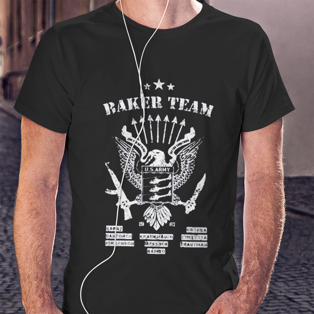 First Blood Rambo Baker Team Shirt Hoodie
