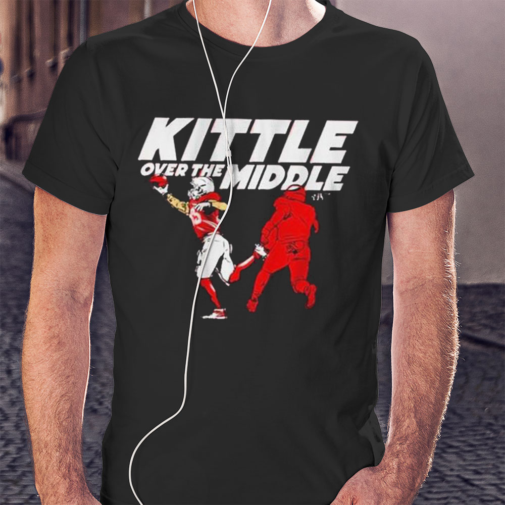 George Kittle Over The Middle 2023 Shirt Hoodie