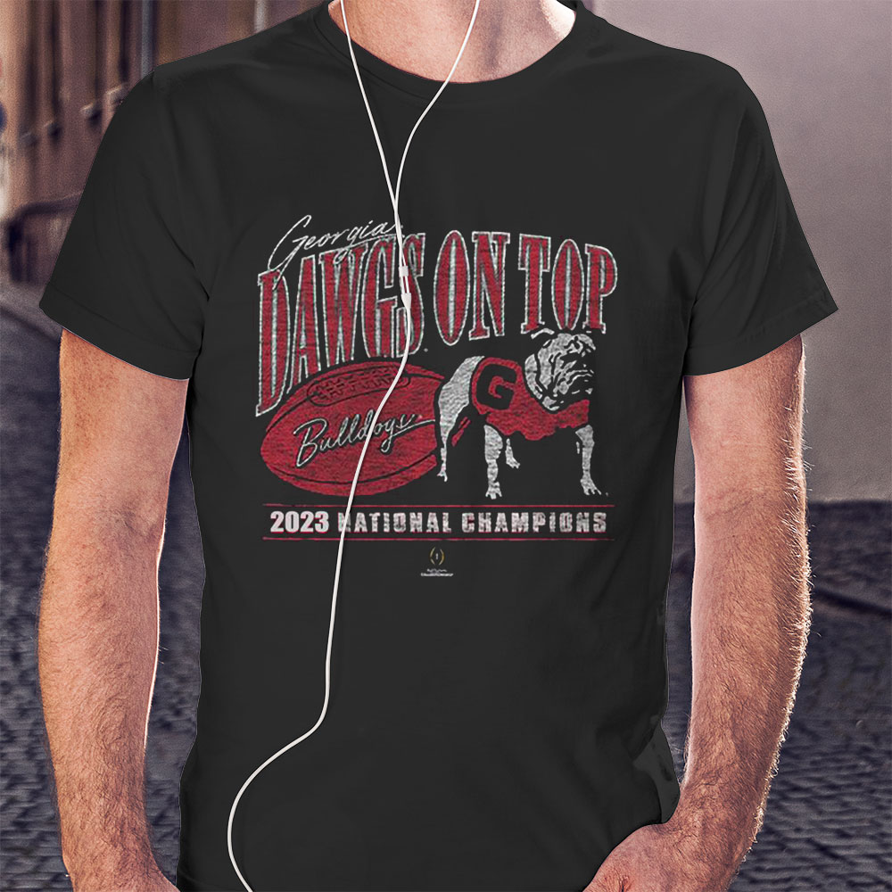 Georgia Bulldogs 2023 College Football Playoff National Champions Signatures Shirt