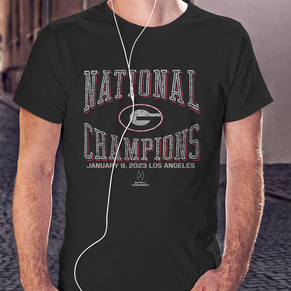 Georgia Bulldogs Dawgs On Top National Champions 2023 Shirt