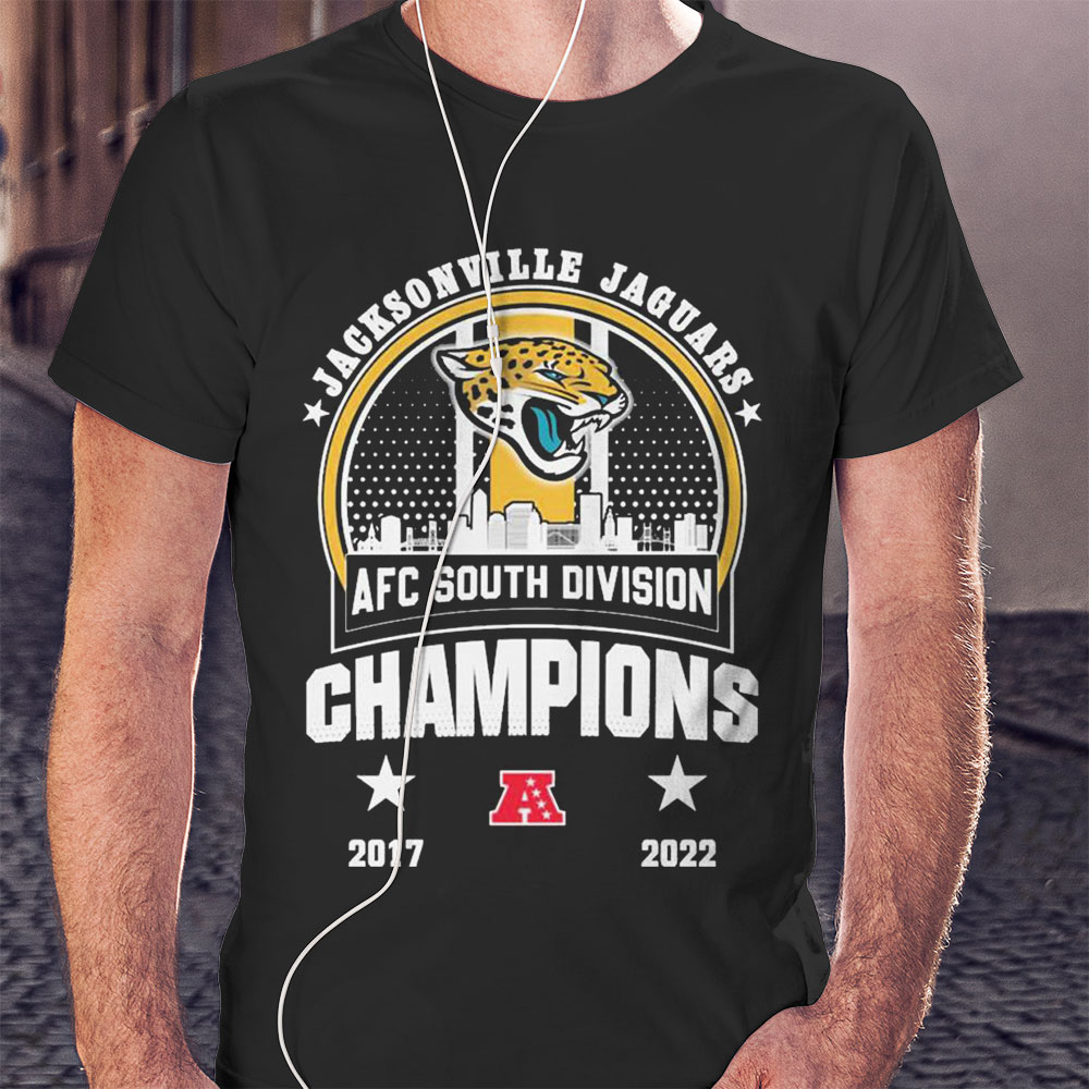 Jacksonville Jaguars Skyline 2022 Afc South Division Champions Shirt