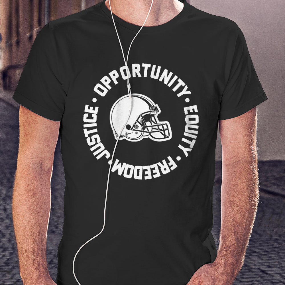 Opportunity Equity Freedom Justice Cincinnati Football Shirt Longsleeve