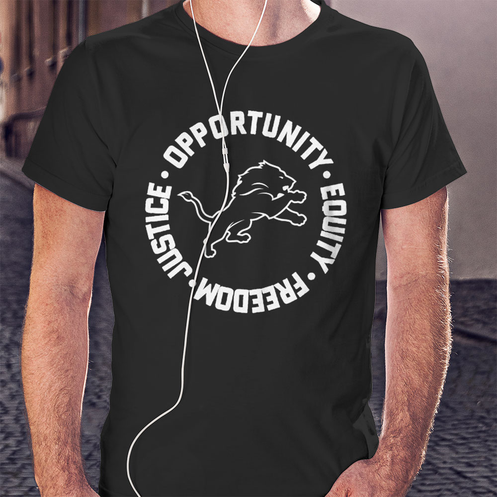 Opportunity Equity Freedom Justice Denver Football Shirt Longsleeve