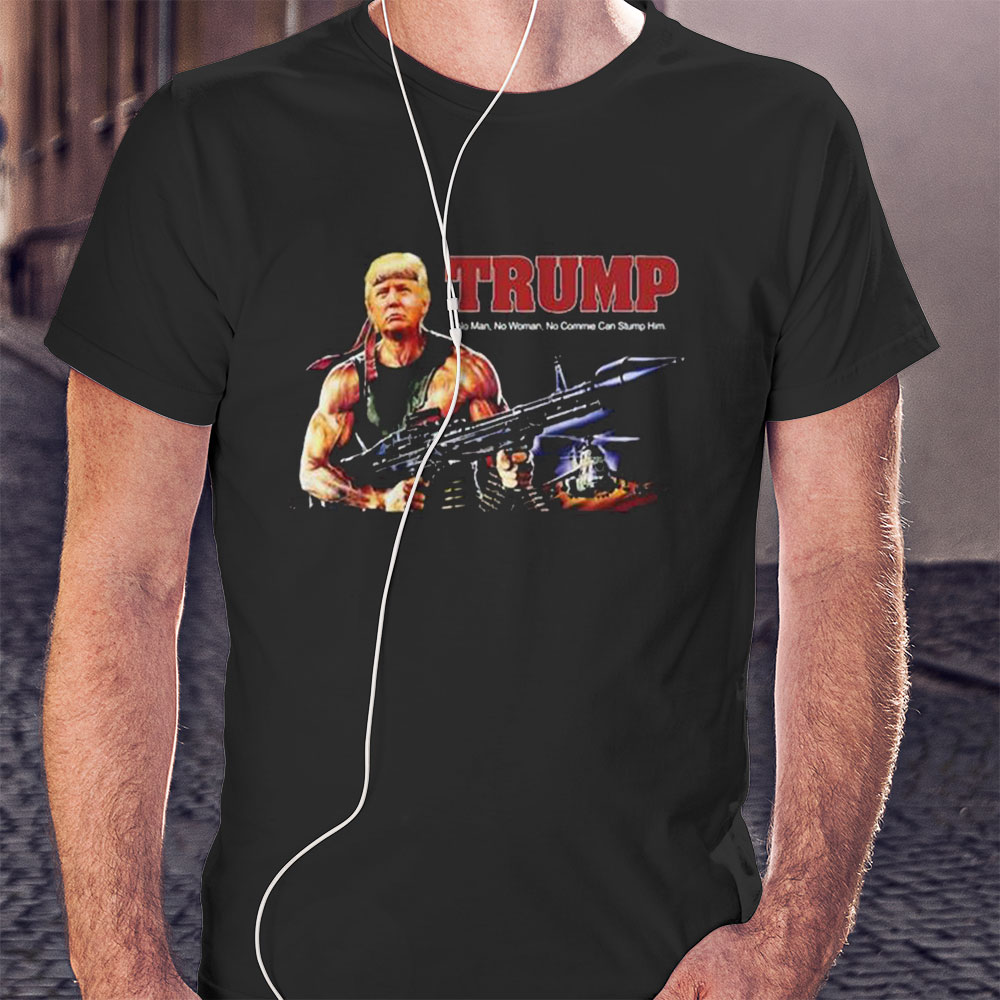 Rambo Trump Man Cheetah Stallone First Blood Shirt Hoodie