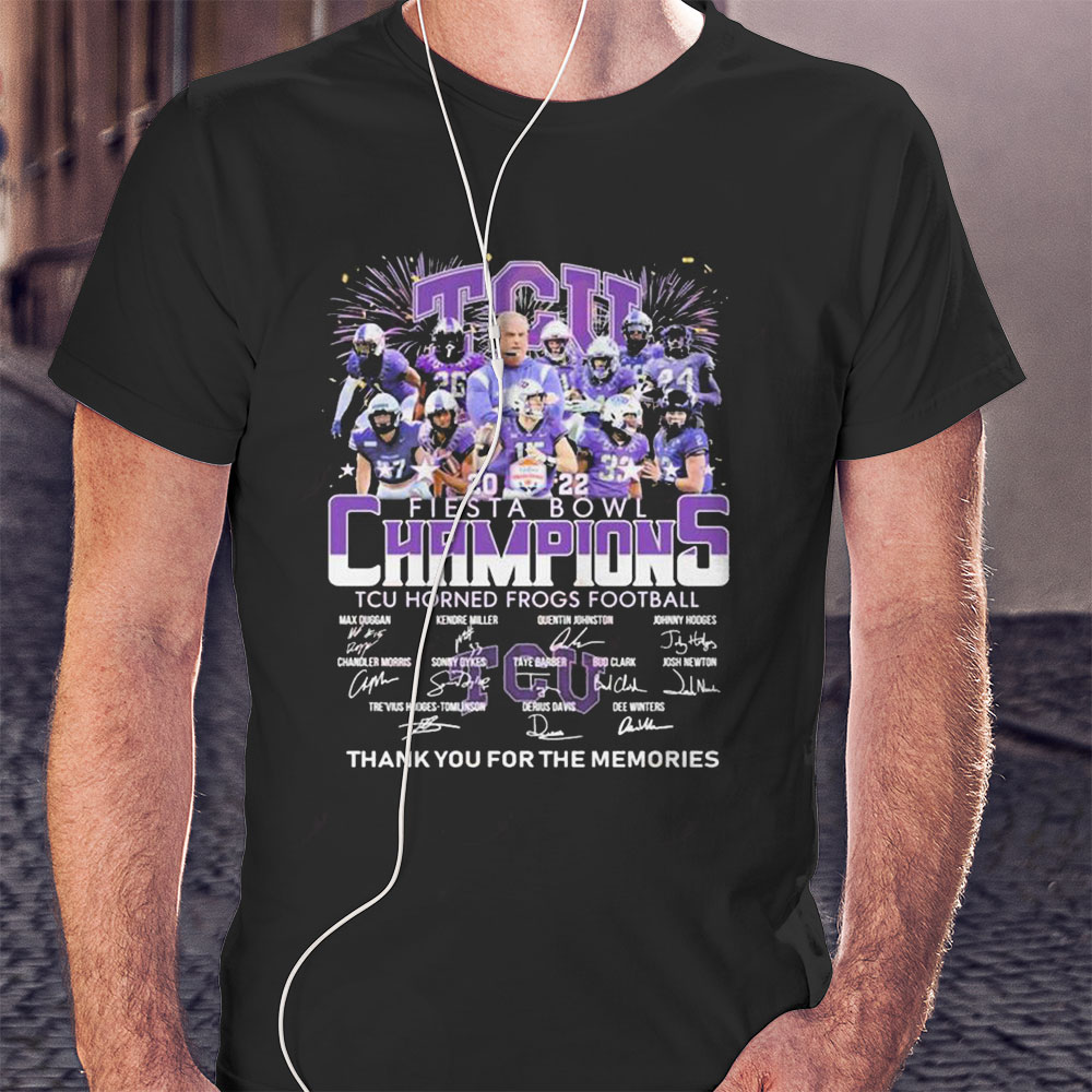 Tcu Horned Frogs 2023 Cfp National Champions Skyline Shirt