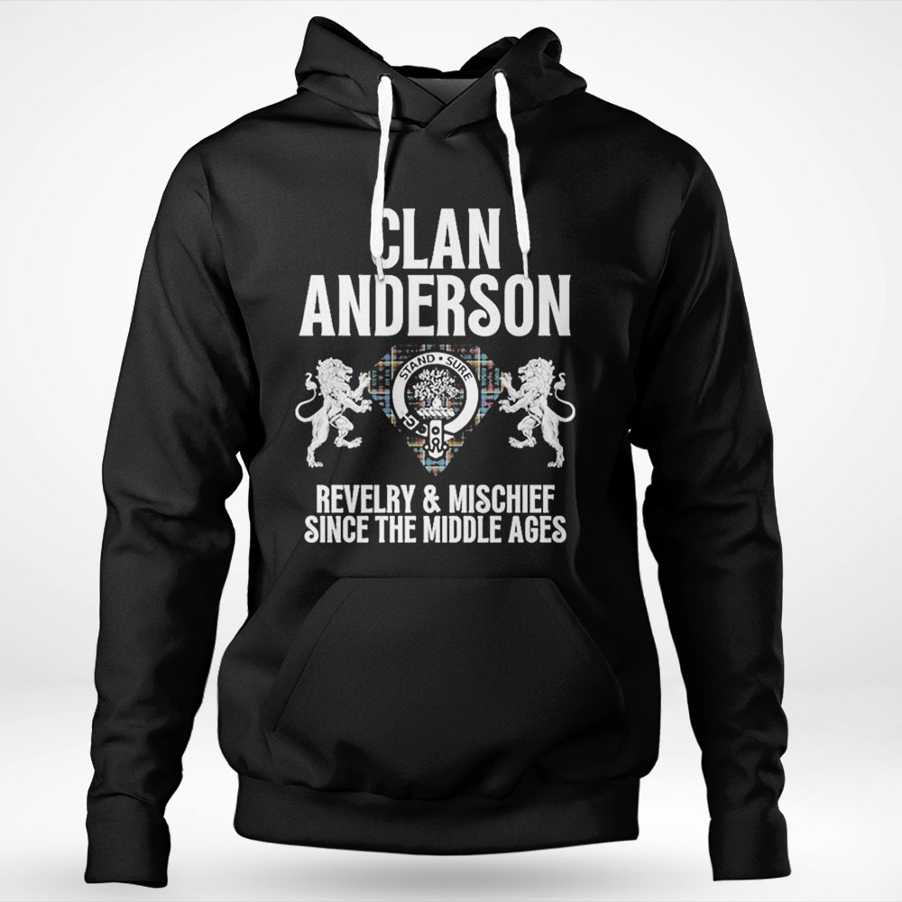 Anderson Clan Scottish Name Coat Of Arms Tartan Shirt