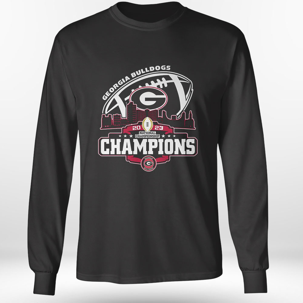 Georgia Bulldogs Skyline 2023 National Championship Champions Shirt