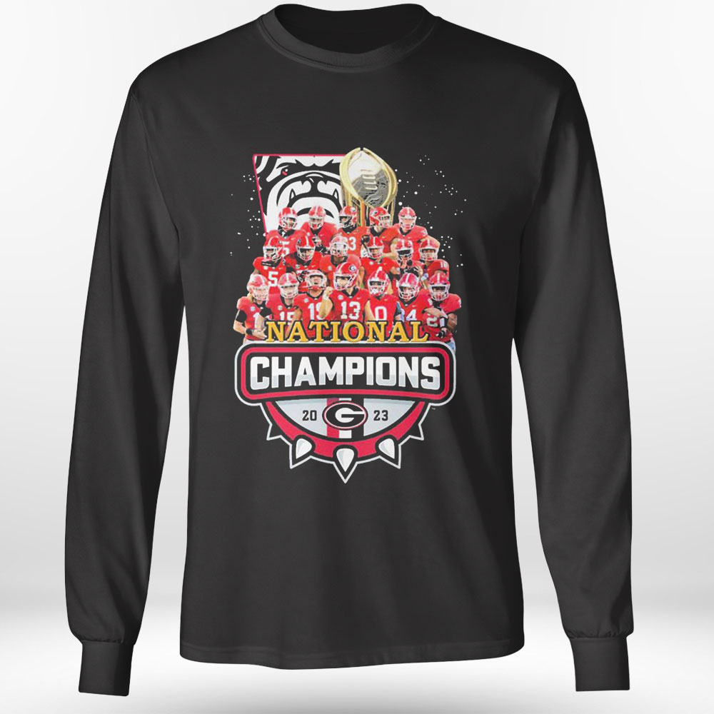 Georgia Bulldogs Team 2023 National Champions Shirt