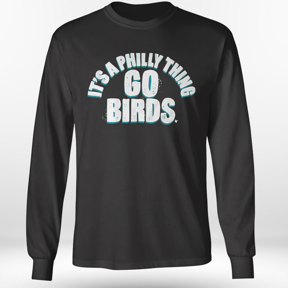 Philly Sports Shirts Go Birds Crewneck Sweatshirt Grey Heather / S