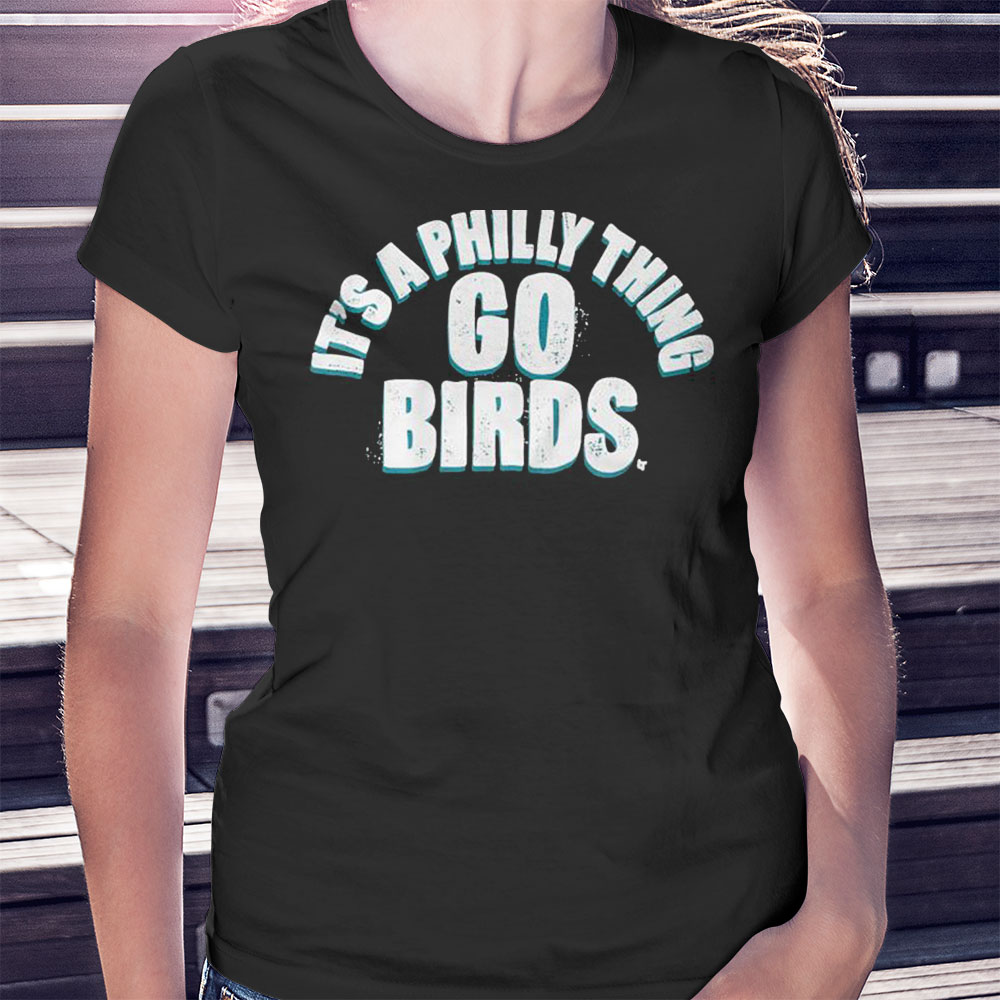 Philly Sports Shirts Go Birds Crewneck Sweatshirt Grey Heather / S