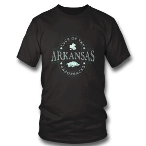 1 Shirt Arkansas Razorbacks Lucky Shamrock St Patricks Day T Shirt