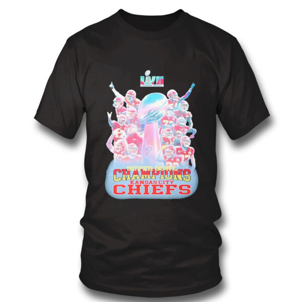 Kansas City Chiefs Helmet Super Bowl Lvii Champions T-Shirt