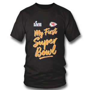 Kansas City Chiefs Super Bowl LVII My First Super Bowl T-Shirt