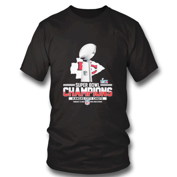 Kansas City Chiefs Super Bowl Lvii Champions Players Names Trophy T-Shirt