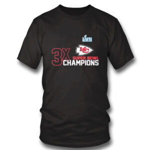 1 Shirt Kansas City Chiefs Three Time Super Bowl Champions T Shirt