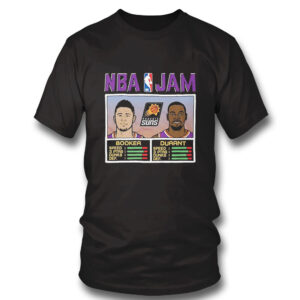 1 Shirt NBA Jam Phoenix Suns Kevin Durant and Devin Booker T Shirt