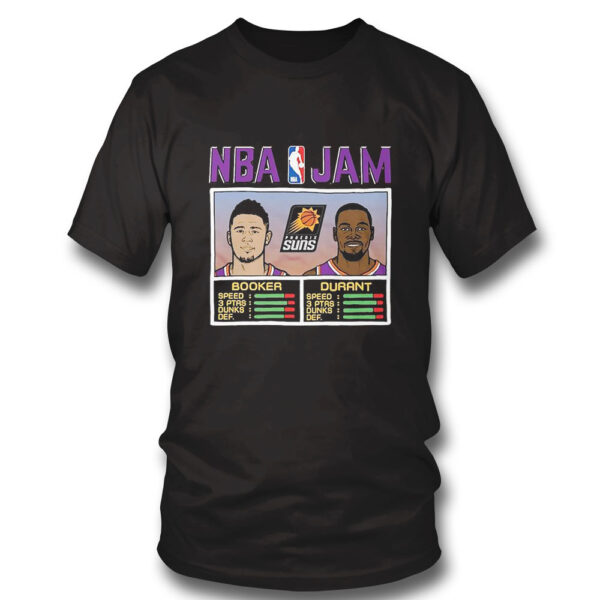 NBA Jam Phoenix Suns Kevin Durant and Devin Booker T-Shirt