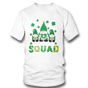 1 T Shirt Gnomies Irish Caregiver Squad Nursing St Patricks Day Shirt Hoodie